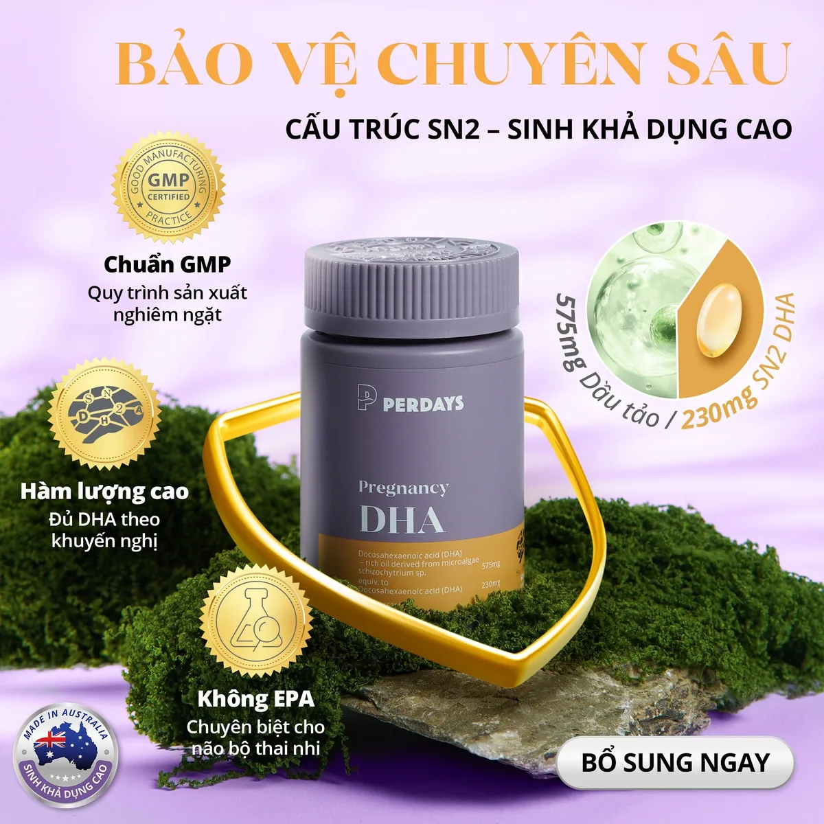 dha cho mẹ bầu mang thai 36 tuần