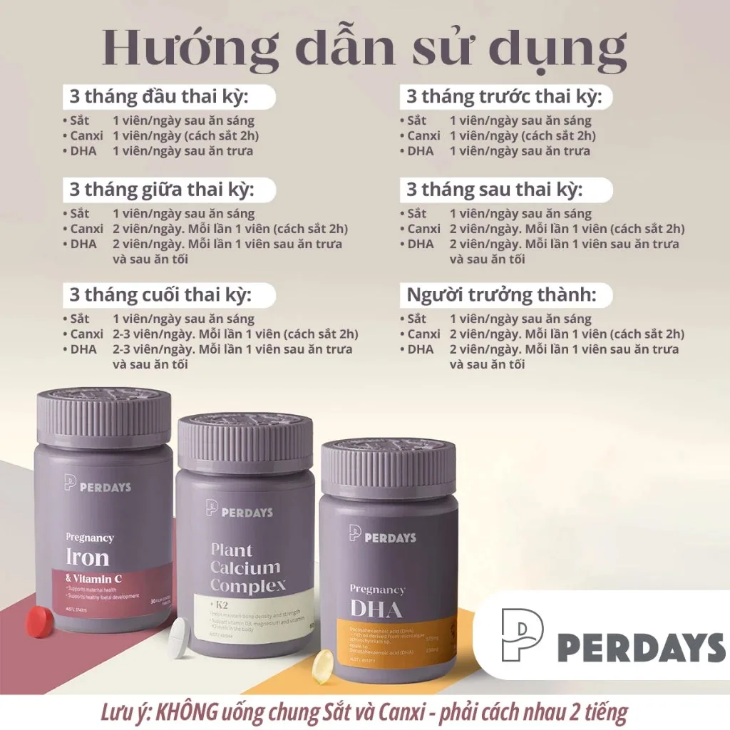 Combo Sắt + Canxi + DHA – ảnh 6