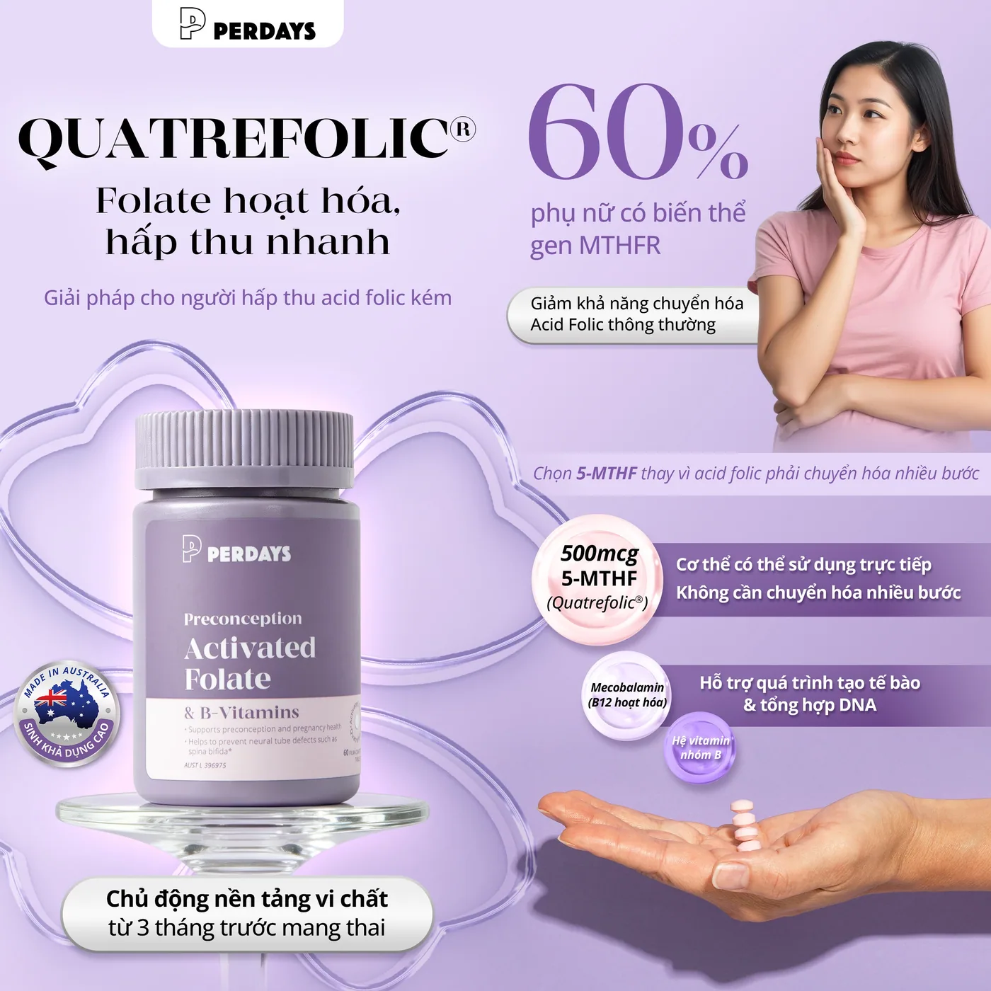 Activated Folate & Vitamin B – ảnh 4
